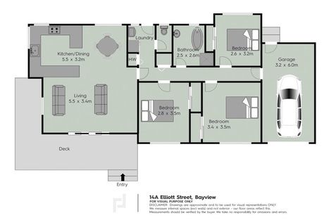 Photo of property in 1/14 Elliott Avenue, Bayview, Auckland, 0629