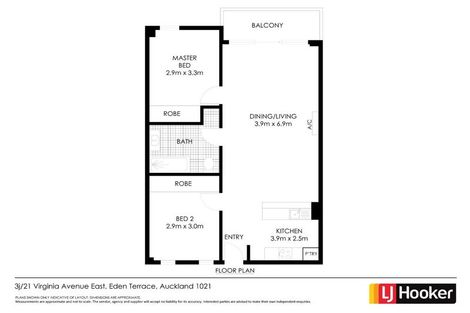 Photo of property in 2j/21 Virginia Avenue East, Eden Terrace, Auckland, 1021