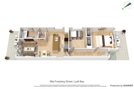 Photo of property in 99a Freyberg Street, Lyall Bay, Wellington, 6022