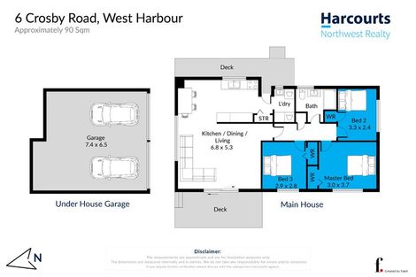 Photo of property in 6 Crosby Road, West Harbour, Auckland, 0618