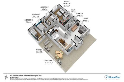 Photo of property in 143 Derwent Street, Island Bay, Wellington, 6023