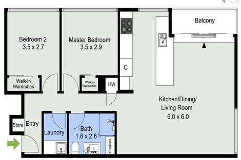 Photo of property in Monument Apartments, 3i/245 Wakefield Street, Te Aro, Wellington, 6011