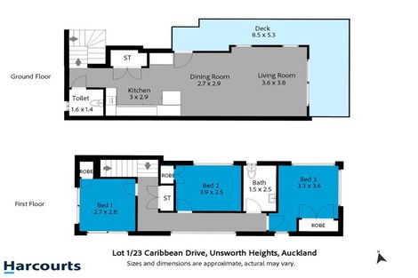 Photo of property in 23a Caribbean Drive, Unsworth Heights, Auckland, 0632