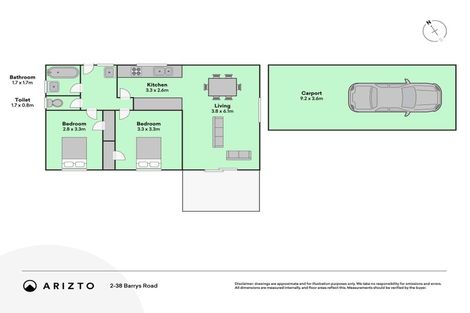 Photo of property in 2/38 Barrys Road, Glendene, Auckland, 0602