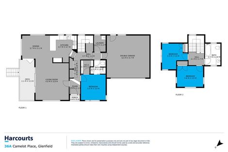 Photo of property in 1/36 Camelot Place, Glenfield, Auckland, 0629