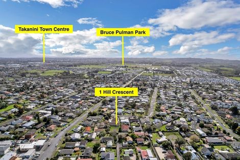 Photo of property in 1 Hill Crescent, Papakura, 2110