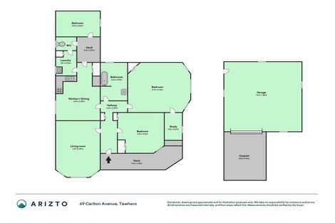 Photo of property in 69 Carlton Avenue, Tawhero, Whanganui, 4501