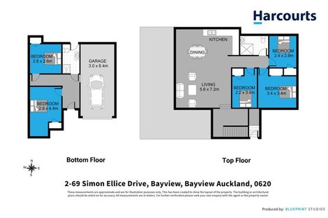Photo of property in 2/69 Simon Ellice Drive, Bayview, Auckland, 0629