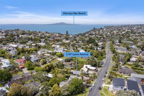 Photo of property in 1/47 Lyons Avenue, Murrays Bay, Auckland, 0630