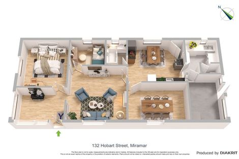 Photo of property in 132 Hobart Street, Miramar, Wellington, 6022