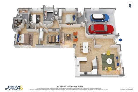 Photo of property in 16 Breon Place, Flat Bush, Auckland, 2016