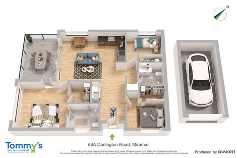 Photo of property in 68a Darlington Road, Miramar, Wellington, 6022