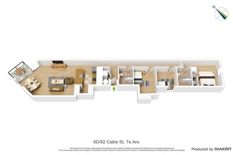 Photo of property in Piermont Apartments, 6d/82 Cable Street, Te Aro, Wellington, 6011