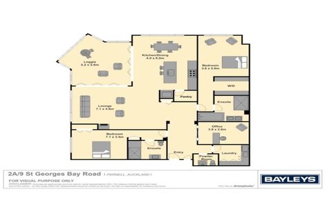 Photo of property in 2a/9 Saint Georges Bay Road, Parnell, Auckland, 1052