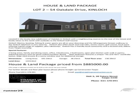 Photo of property in 54 Oakdale Drive, Kinloch, Taupo, 3377