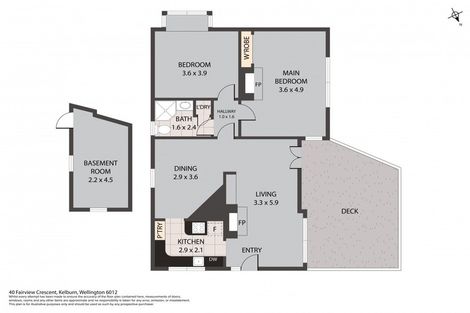 Photo of property in 40 Fairview Crescent, Kelburn, Wellington, 6012