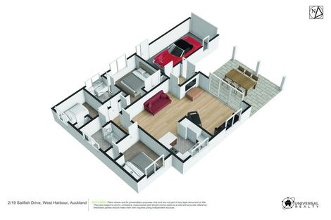 Photo of property in 2/19 Sailfish Drive, West Harbour, Auckland, 0618