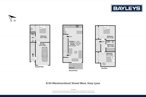 Photo of property in 9/24 Westmoreland Street West, Grey Lynn, Auckland, 1021