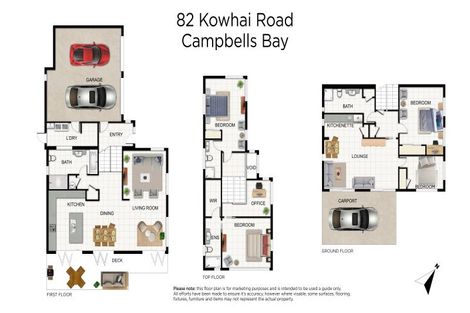 Photo of property in 82 Kowhai Road, Campbells Bay, Auckland, 0630