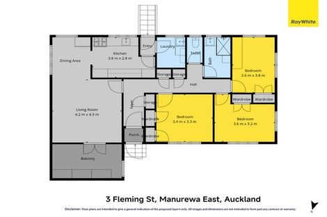 Photo of property in 3 Fleming Street, Manurewa East, Auckland, 2102