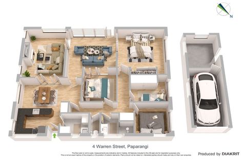 Photo of property in 4 Warren Street, Paparangi, Wellington, 6037