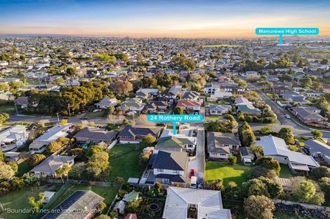 Photo of property in 24 Rothery Road, Hillpark, Auckland, 2102
