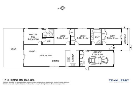 Photo of property in 45 Tributary Parade, Karaka, Papakura, 2113