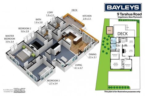 Photo of property in 1/9 Tarahua Road, Vogeltown, New Plymouth, 4310