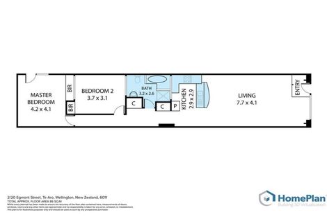 Photo of property in 2/20 Egmont Street, Te Aro, Wellington, 6011