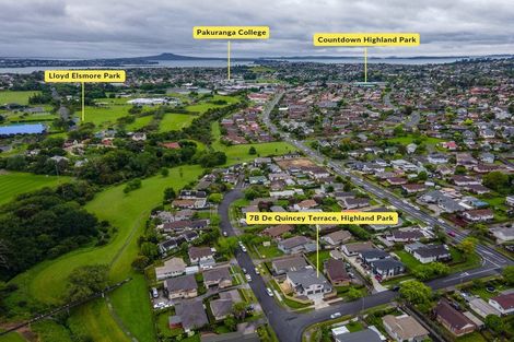 Photo of property in 7b De Quincey Terrace, Highland Park, Auckland, 2010
