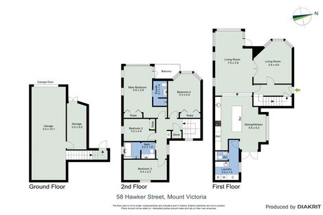 Photo of property in 58 Hawker Street, Mount Victoria, Wellington, 6011