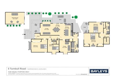 Photo of property in 5 Turnbull Road, Narrow Neck, Auckland, 0624