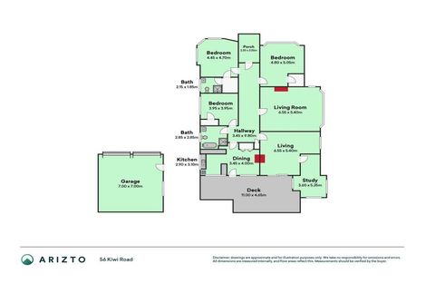 Photo of property in 56 Kiwi Road, Taihape, 4720