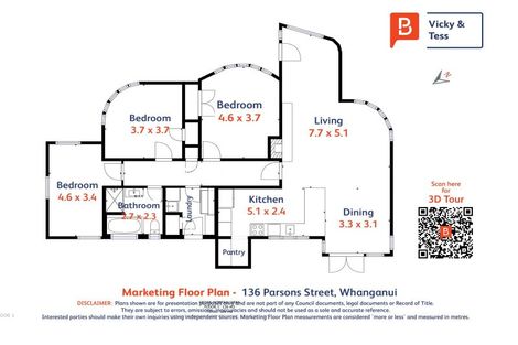 Photo of property in 136 Parsons Street, Springvale, Whanganui, 4501