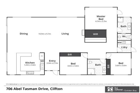 Photo of property in 706 Abel Tasman Drive, Clifton, Takaka, 7183
