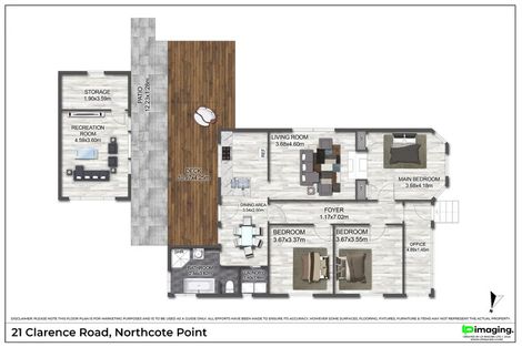 Photo of property in 21 Clarence Road, Northcote Point, Auckland, 0627