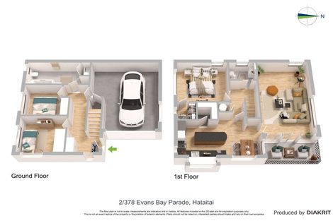 Photo of property in 2/378 Evans Bay Parade, Hataitai, Wellington, 6021