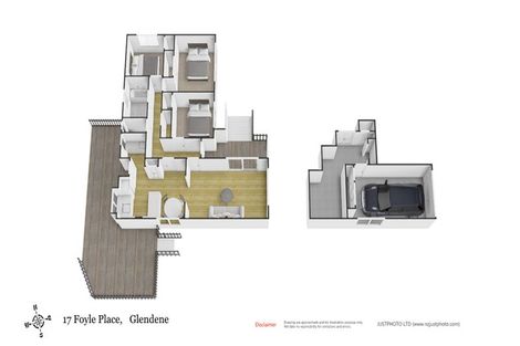 Photo of property in 17 Foyle Place, Glendene, Auckland, 0602