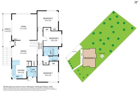 Photo of property in 115 Montgomery Avenue, Karori, Wellington, 6012