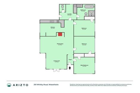 Photo of property in 210 Whitby Road, Wakefield, 7025