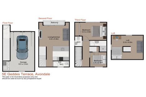 Photo of property in 5e Geddes Terrace, Avondale, Auckland, 1026