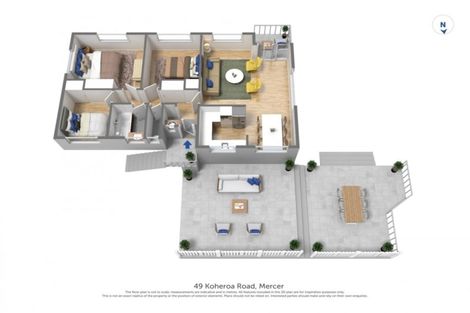 Photo of property in 49 Koheroa Road, Mercer, 2474