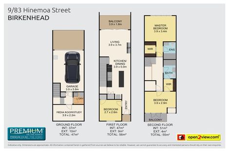 Photo of property in 9/83 Hinemoa Street, Birkenhead, Auckland, 0626