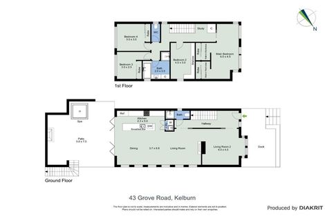 Photo of property in 43 Grove Road, Kelburn, Wellington, 6012