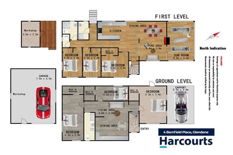 Photo of property in 4 Barnfield Place, Glendene, Auckland, 0602