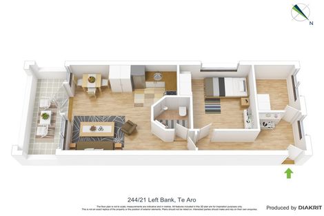 Photo of property in 244/21 Left Bank, Te Aro, Wellington, 6011