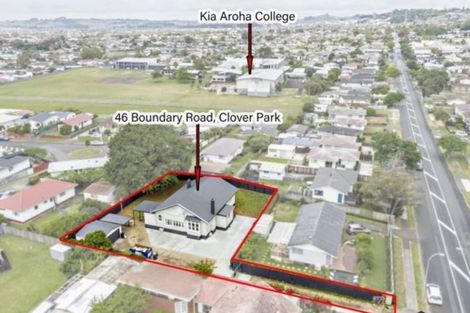 Photo of property in 46 Boundary Road, Clover Park, Auckland, 2019