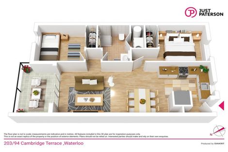 Photo of property in 203/94 Cambridge Terrace, Waterloo, Lower Hutt, 5011