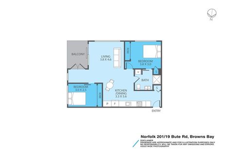 Photo of property in Norfolk Apartments, 201/19 Bute Road, Browns Bay, Auckland, 0630