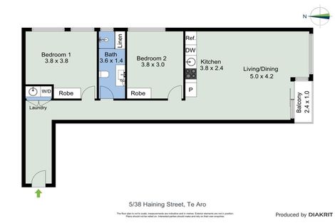 Photo of property in Haining Apartments, 5/38 Haining Street, Te Aro, Wellington, 6011